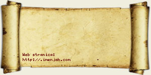 Biljana Jeremić vizit kartica